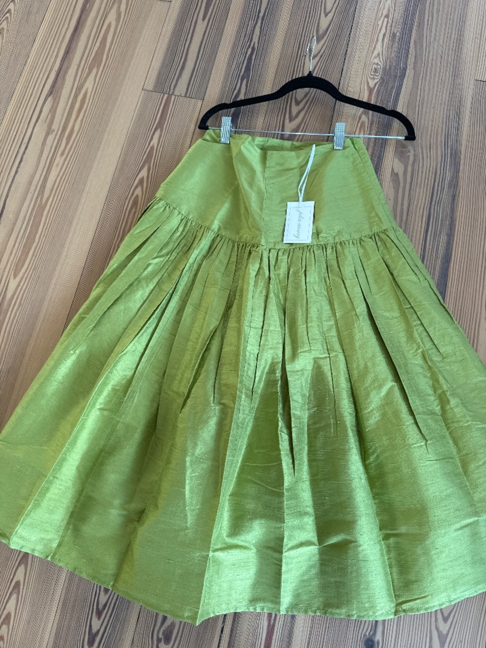 Julia Amory Circle Skirt- Dupioni Silk